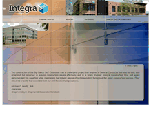 Tablet Screenshot of integraconstruction.com